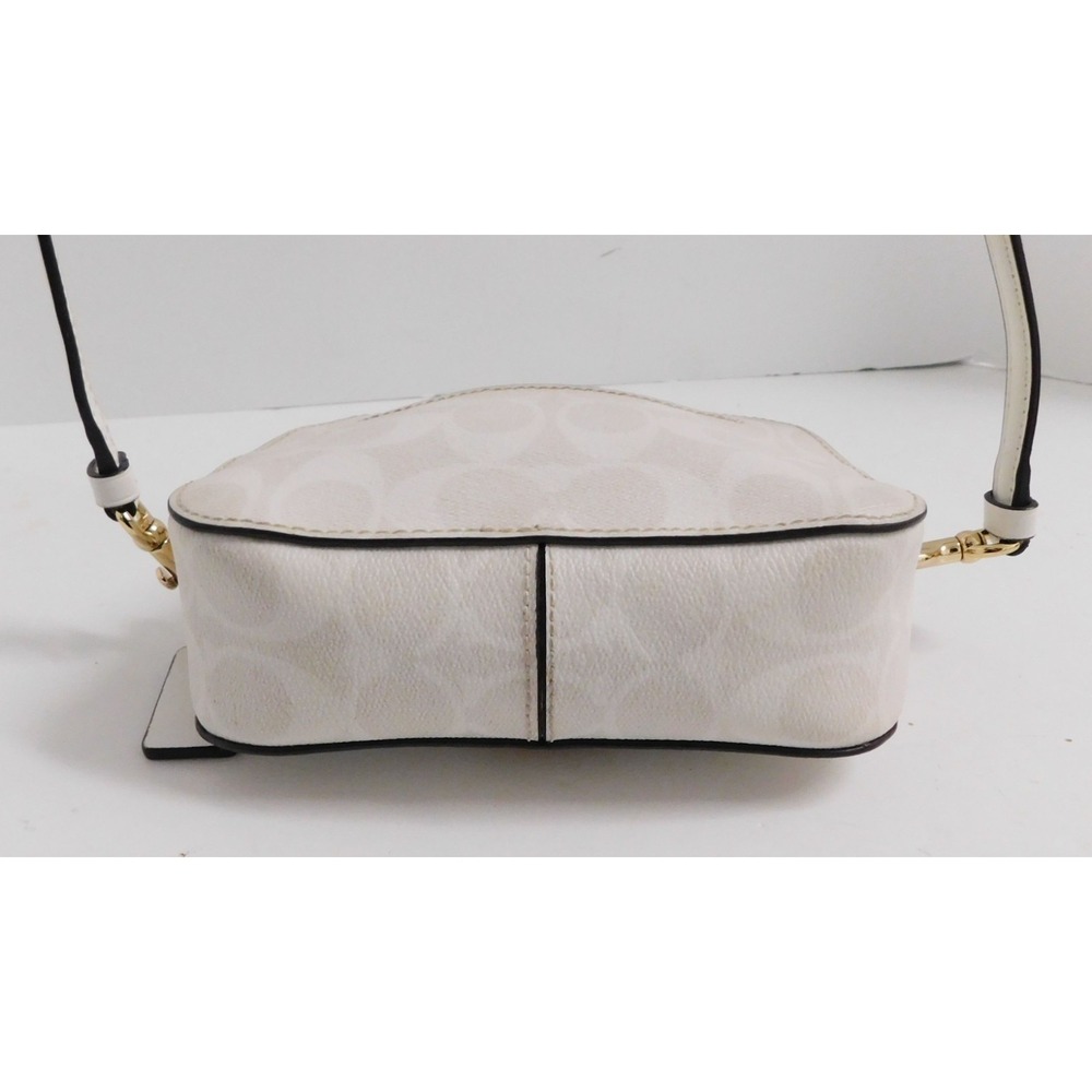 COACH Mini Serena Women's Crossbody 2628 White‎ Signature Canvas $228rt - Picture 5 of 7